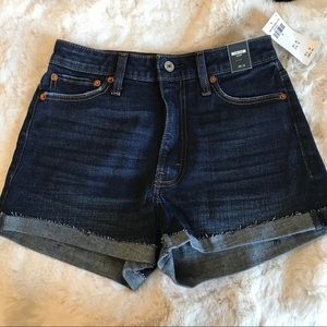 NWT Abercrombie high rise shorts